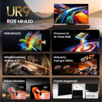 Hisense 4K 75UR9S. Telewizor RGB-MiniLED 75