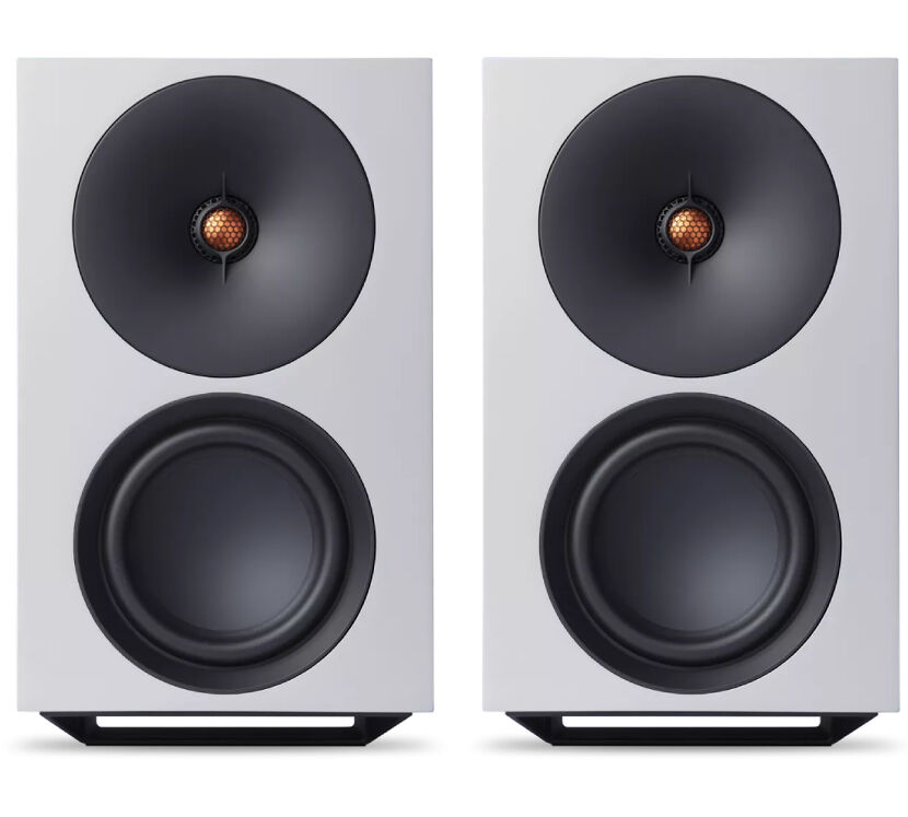 Cambridge Audio L/R X (biały). Aktywne kolumny podstawkowe.