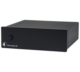 Pro-Ject Phono Box S2 (czarny). Przedwzmacniacz gramofonowy.