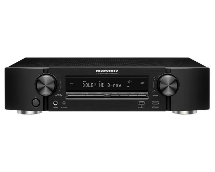 Marantz NR1510 (czarny). Ultracienki amplituner kina domowego.