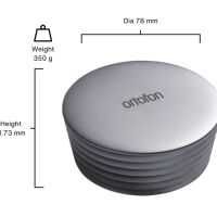 Ortofon Record stabilizer Heavy (srebrny). Docisk do płyt winylowych. - 2
