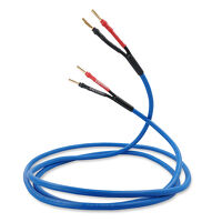 Melodika SBSC2525 Sky Blue. Przewód głośnikowy z wtykami typu banan (2x2,5m). - 3