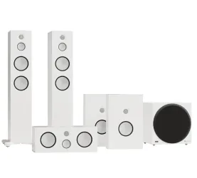 Monitor Audio Silver 300 8G system AV (biały). Zestaw 5.1.
