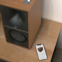 Klipsch The Sevens (orzech). Aktywne kolumny podstawkowe. - 10