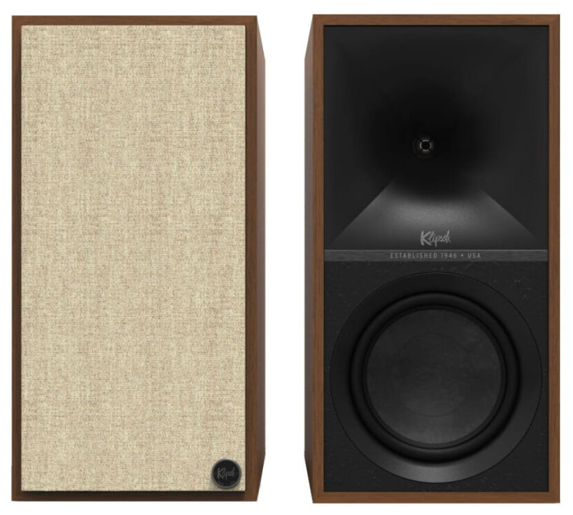 Klipsch The Sevens (orzech). Aktywne kolumny podstawkowe.