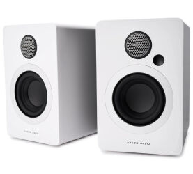 Argon Audio Studie Active 3 (biały). Aktywne kolumny podstawkowe.