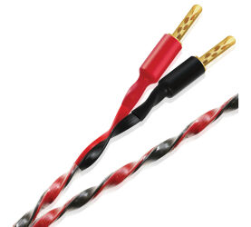 Wireworld Helicon 16x OFC (HES). Przewód głośnikowy z wtykami typu banan (2x2.5m).