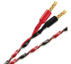 Wireworld Helicon 16x OFC (HES). Przewód głośnikowy z wtykami typu banan (2x2.5m).