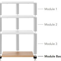 NorStone Copenhagen Base (dąb). Stolik audio. - 2