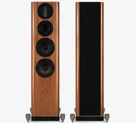 Wharfedale Aura 3 (orzech połysk). Kolumny podłogowe.