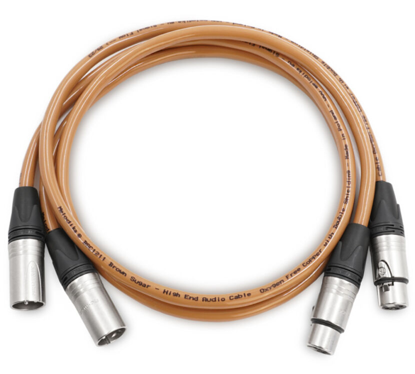 Melodika Brown Sugar BS2X10 (1.0m). Interkonekt audio 2xXLR.