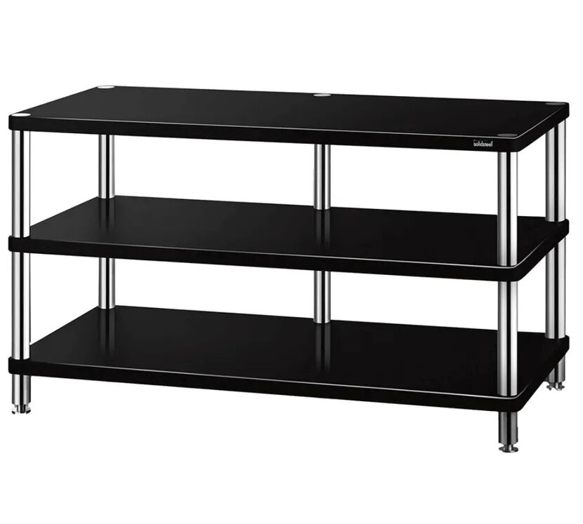 Solidsteel HW-3 (czarny połysk). Stolik audio.