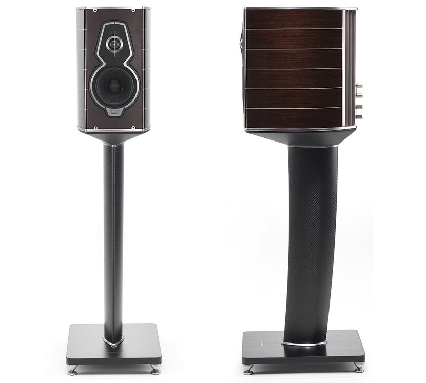 Sonus faber Guarneri Tradiotion (wenge). Kolumny podstawkowe.