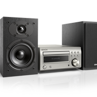 Denon D-M41 (srebrny-czarny). Mini zestaw stereo. - 2