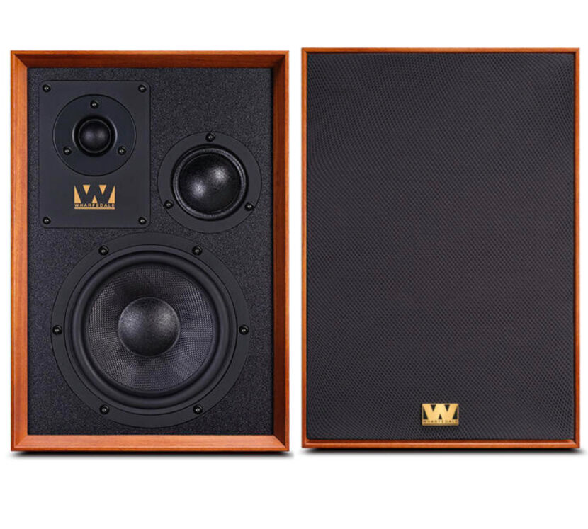 Wharfedale Super Denton (mahoń czerwony). Kolumny podstawkowe.