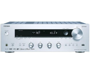 Onkyo TX-8270 (srebrny). Sieciowy amplituner stereo.
