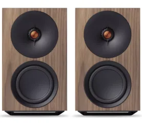 Cambridge Audio L/R M (orzech). Aktywne kolumny podstawkowe.