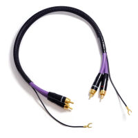 Melodika MDPH25. Przewód gramofonowy 2xRCA (2,5m). - 2