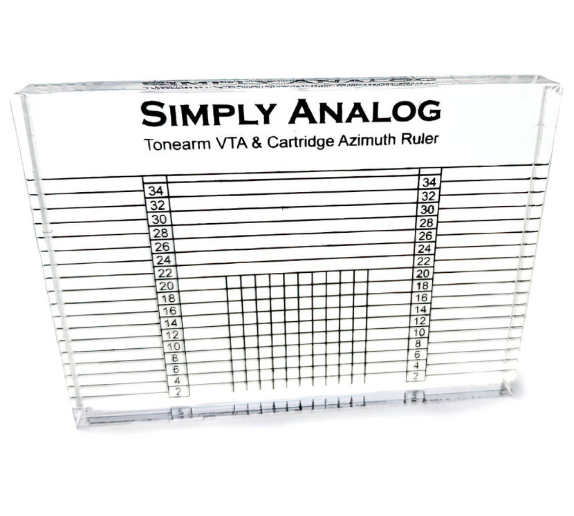 Simply Analog VTA & Azimuth Ruler. Przyrząd do ustawienia VTA i Azymutu.