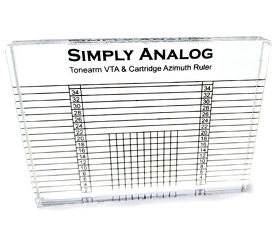 Simply Analog VTA & Azimuth Ruler. Przyrząd do ustawienia VTA i Azymutu.