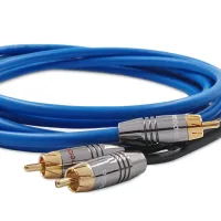 Melodika SBSWY90 Sky Blue. Przewód subwooferowy typu Y RCA - 2xRCA (9m). - 2