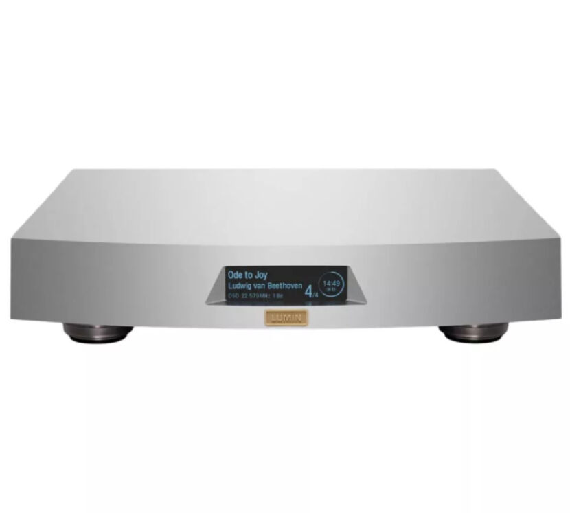 Lumin X2 (srebrny). Referencyjny odtwarzacz sieciowy.