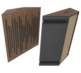 Vicoustic Super Bass Extreme Ultra (dark walnut). Pułapka basowa (kpl. 2 sztuk).