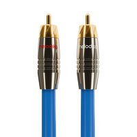 Melodika SB2R80 Sky Blue. Interkonekt audio RCA (2x8m). - 5