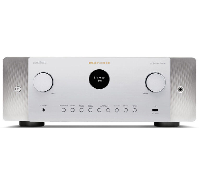 Marantz CINEMA 60 DAB (srebrny). Amplituner kina domowego.