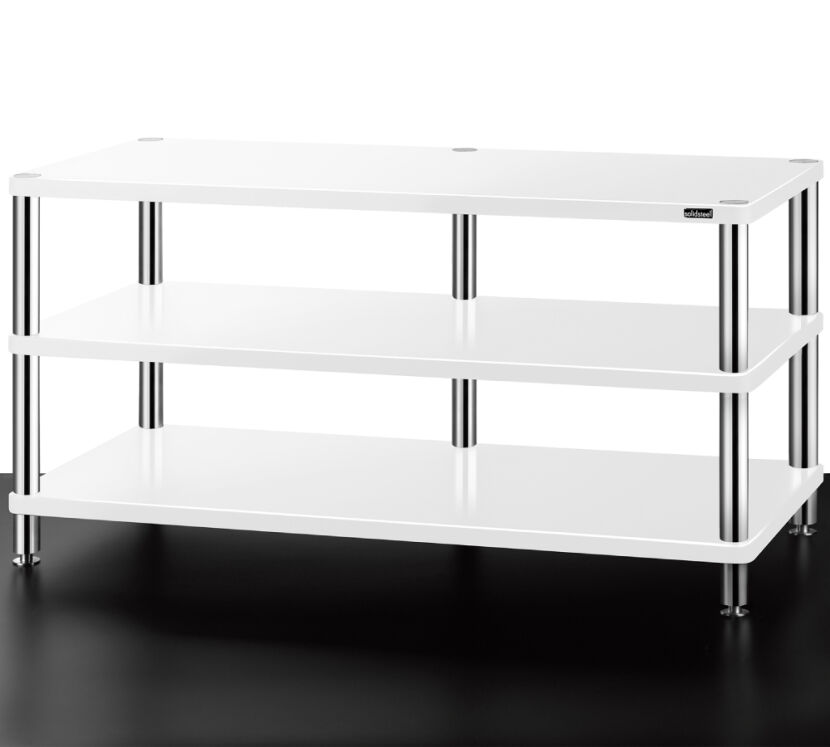 Solidsteel HW-3XL (biały połysk). Stolik audio.