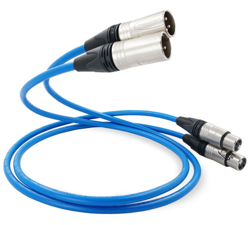 Melodika SB2X15 Sky Blue. Interkonekt audio XLR (2x1.5m).