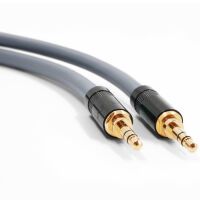 Melodika MDMJ50G. Przewód jack 3.5mm - jack 3.5mm (5m). - 3