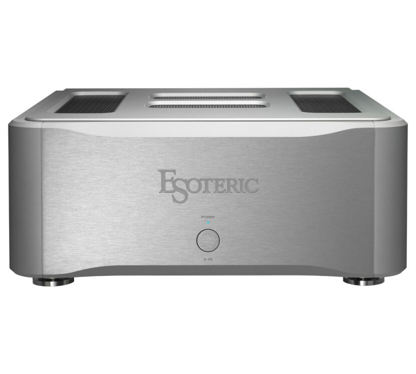 Esoteric S-05 (srebrny). Końcówka mocy stereo klasy hi-end.