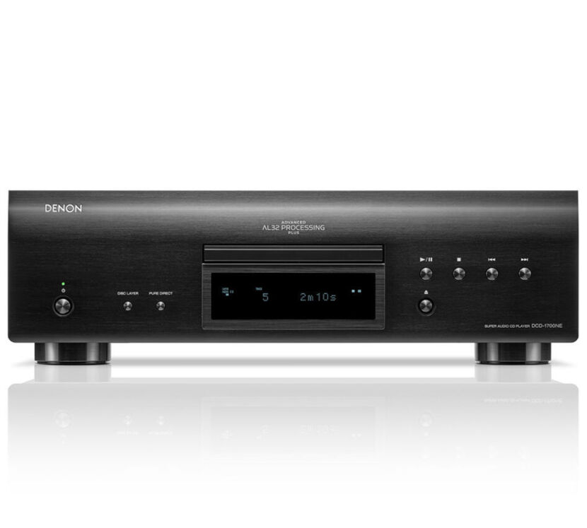 Denon DCD-1700NE (czarny). Odtwarzacz płyt CD/SACD.