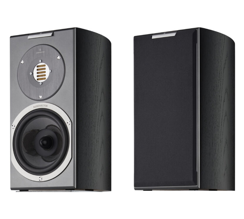 Audiovector R1 Arreté (czarny). Kolumny podstawkowe.