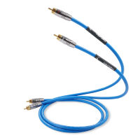 Melodika SB2R40 Sky Blue. Interkonekt audio RCA (2x4m). - 3