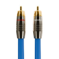 Melodika SB2R40 Sky Blue. Interkonekt audio RCA (2x4m). - 5