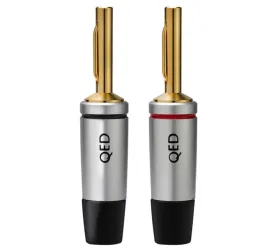 QED Performance QE7631. Wtyki głośnikowe typu banan.