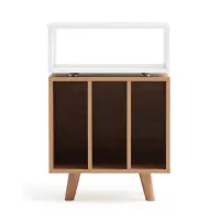 NorStone Stockholm 700 (biały/dąb). Stolik audio. - 2