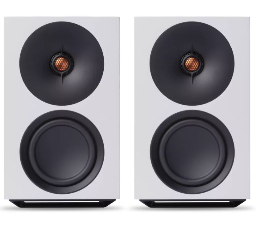 Cambridge Audio L/R M (biały). Aktywne kolumny podstawkowe.