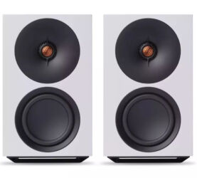 Cambridge Audio L/R M (biały). Aktywne kolumny podstawkowe.