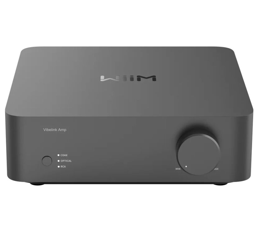 WiiM Vibelink Amp (szary). Wzmacniacz stereo.