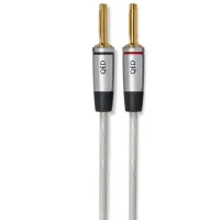 QED Performance QE7601. Przewód głośnikowy z wtykami typu banan (2x2m). - 3
