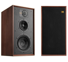 Wharfedale Linton (walnut). Kolumny podstawkowe.