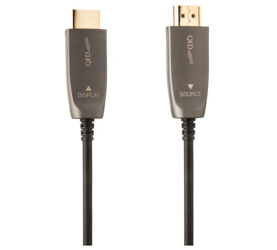 QED QE6185. Przewód optyczny HDMI (30m).