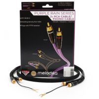 Melodika MDPHD25 Black Edition. Przewód gramofonowy RCA (2x2,5m). - 7