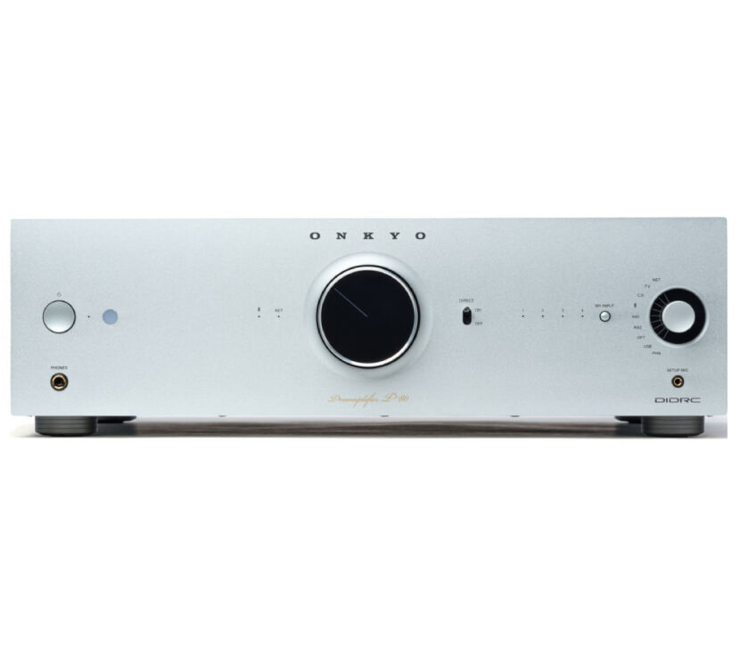 Onkyo Icon P-80 (srebrny). Przedwzmacniacz z funkcjami sieciowymi.