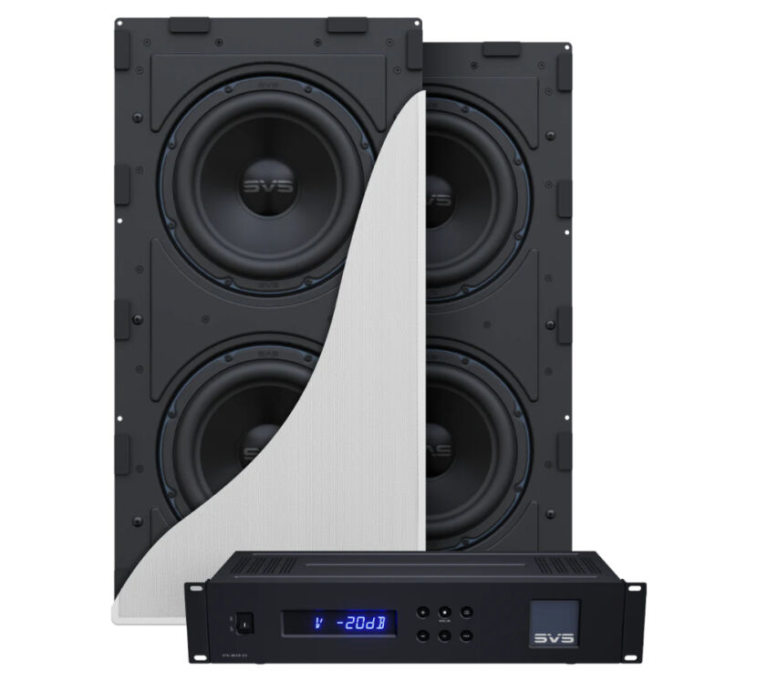 SVS 3000 IN-WALL DUAL SUBWOOFER SYSTEM. Subwoofer ścienny.