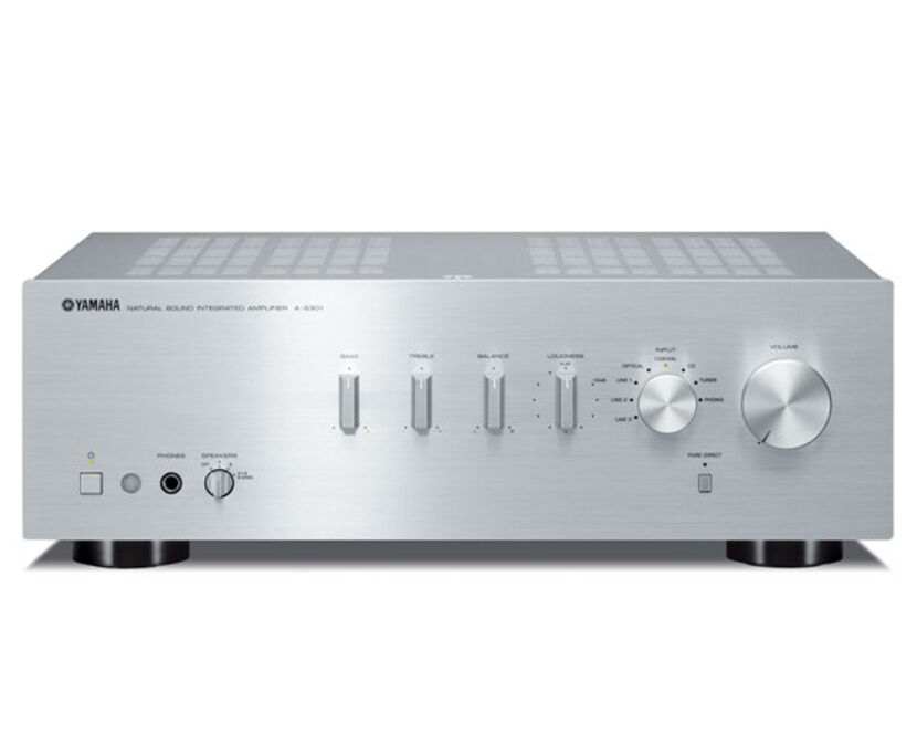 Yamaha A-S301 (srebrny). Zintegrowany wzmacniacz stereo.