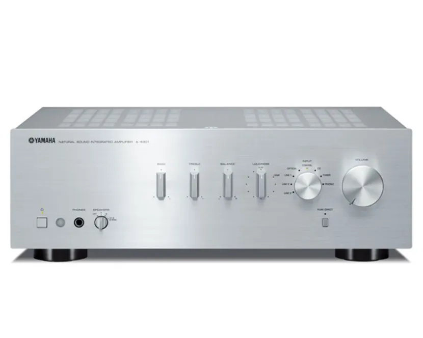 Yamaha A-S301 (srebrny). Zintegrowany wzmacniacz stereo.